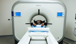 Patient in CT Scanner