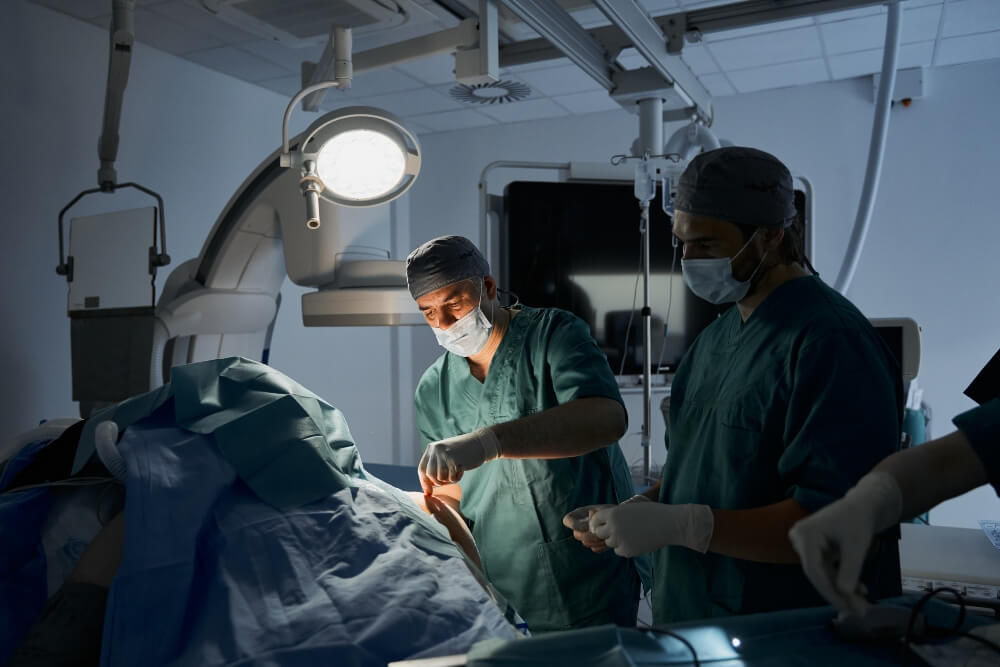 Doctors during intervention in the Cath-lab of the Pulse Cardiology Center
