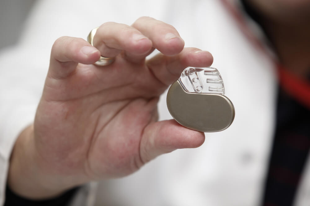 A Doctor Holding Pacemaker