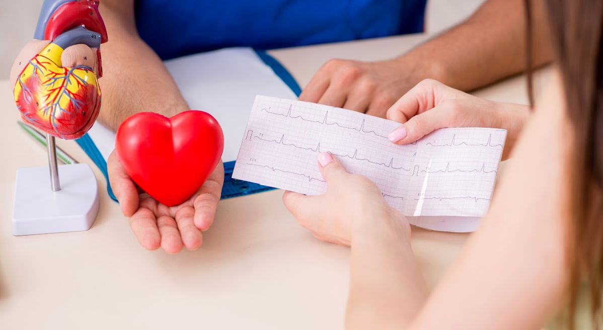 ECG and heart examination